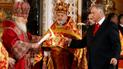 В России на ночные богослужения вышли вдвое меньше, чем в Украине, но охраняли их вчетверо сильнее
