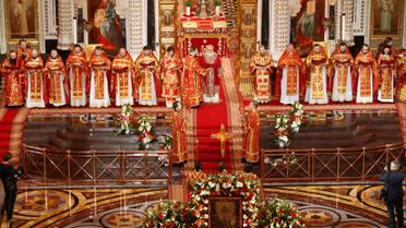 Патріарх Кирил, храм Христа Спасителя у Москві, Росія / © Reuters