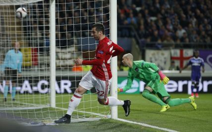 "Манчестер Юнайтед" в Бельгии упустил победу в первом матче четвертьфинала Лиги Европы