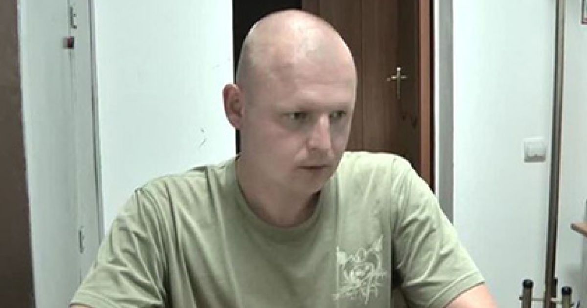 Артем Шестаков на допросе