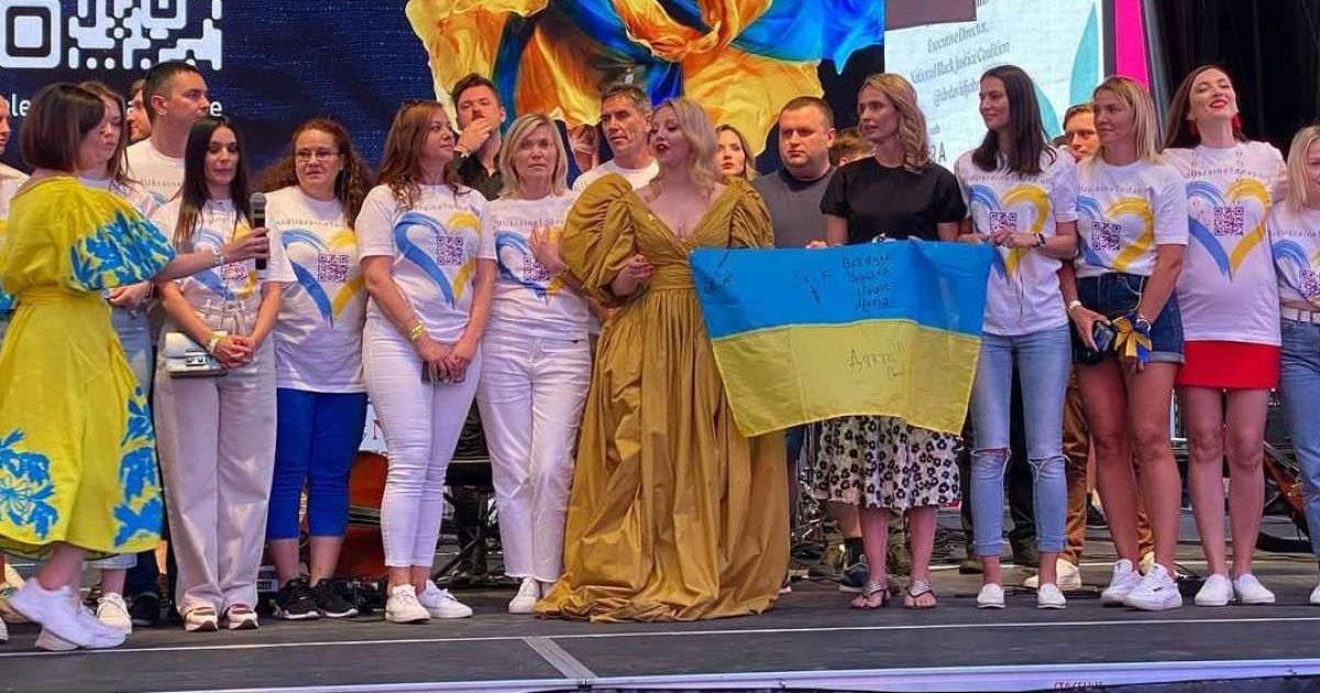 Благотворительный концерт в Нью-Йорке