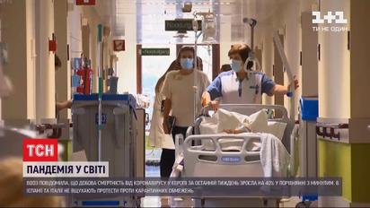 В Европе за последнюю неделю выросла суточная смертность от коронавируса