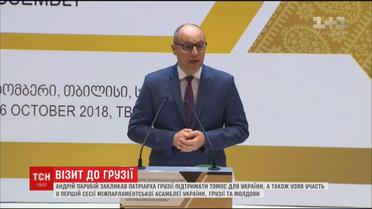 Парубий попросил патриарха Грузии поддержать Томос для Украины