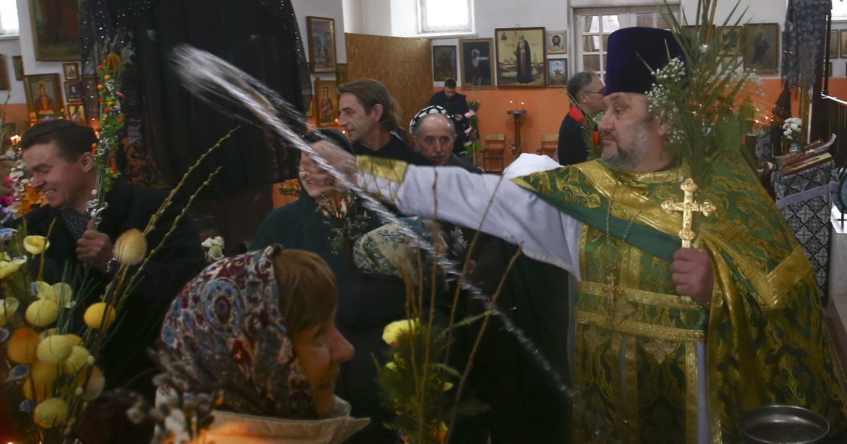 Православное служение в Ошмянах, Беларусь / © Reuters