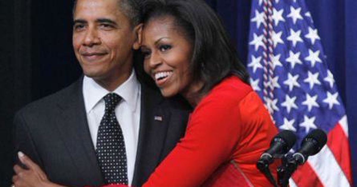 Барак и Мишель Обама 23 года вместе. / © twitter.com/hannahdkeith