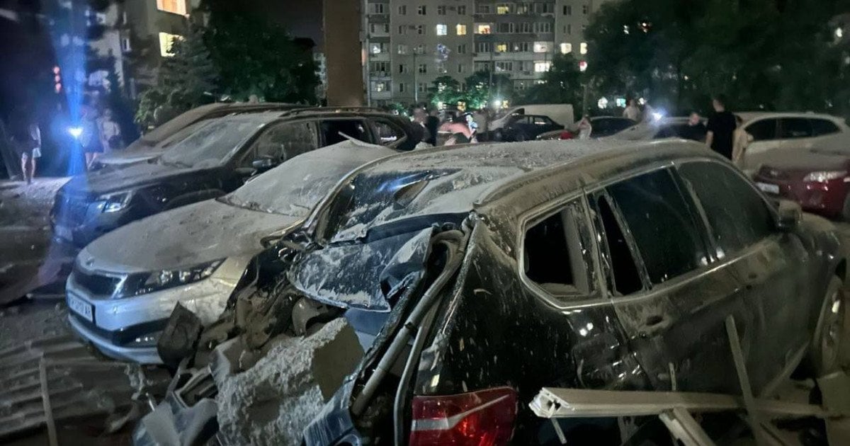 Последствия атаки на Запорожье в ночь на 27 июня