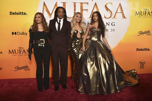 Тіна Ноулз, Jay-Z, Бейонсе, Блю Айві Картер / © Associated Press