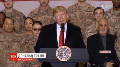 За все время своего президентства Трамп впервые прилетел в Афганистан