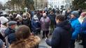 В "червоному" Івано-Франківську під стінами ОДА зібрались обурені карантином підприємці