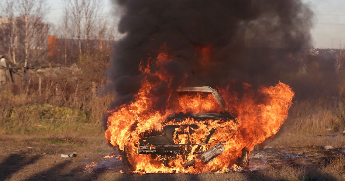 Стас Барецький своєрідно підтримав російський автопром. / © Фонтанка.ру