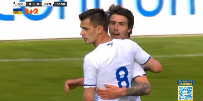 "Флора" Эстония – "Динамо" Киев – 0:1. Видео гола Волошина (16')