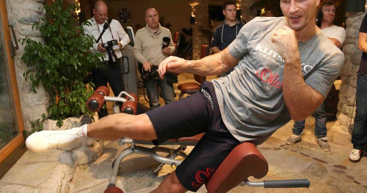 Подготовка Кличко к бою с Тайсоном Фьюри. / © Фейсбук Владимира Кличко