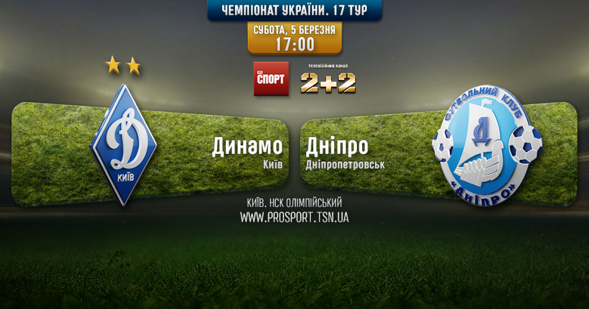 Динамо - Днепр. Видео матча