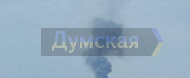 Дим в Одесі після вибухів. / © Думска в Telegram