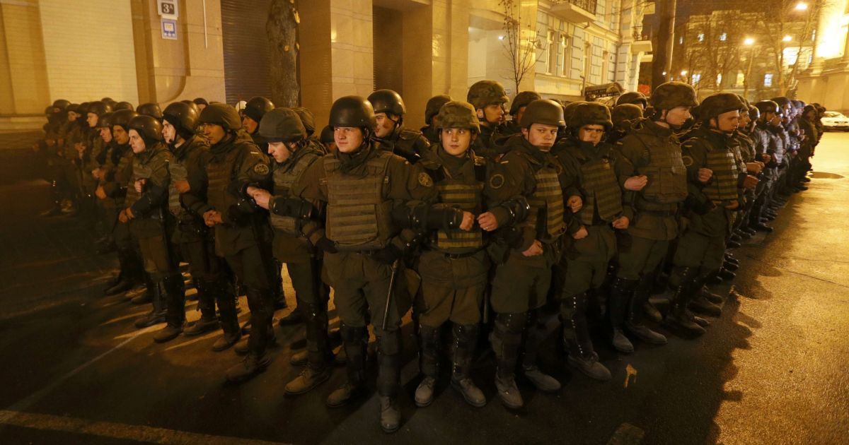 Сутички між націоналістами і правоохоронцями у Києві_3 / © Reuters