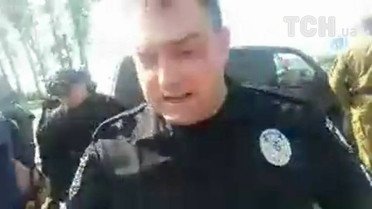 поліція зупнили колону, що їхала зустрічати саакашвілі у житомирській області_5 / © facebook.com/Семен Семенченко