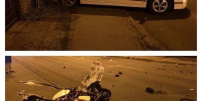 Смертельные гонки в Черновцах: братья на мотоцикле влетели в столб, убегая от полиции