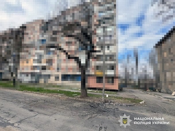 The aftermath of the Russian shelling in the Kherson region
