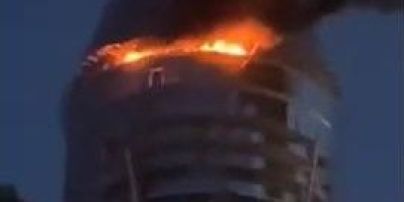 В Киеве на Печерске горела 35-этажная новостройка