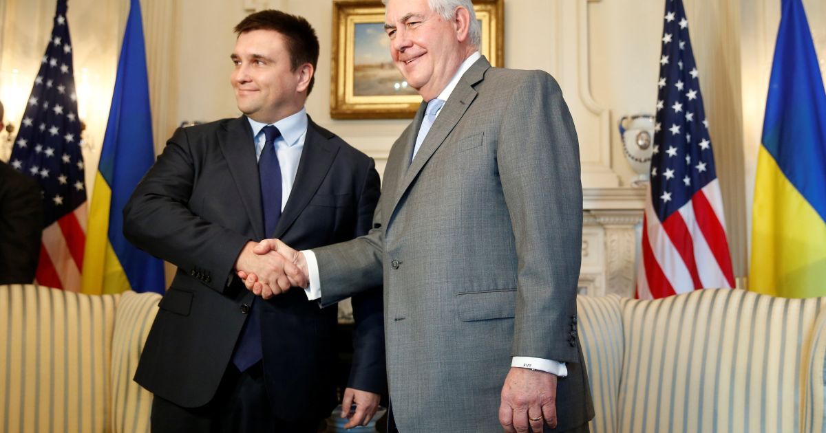 "Росії не можна довіряти". Стало відомо, про що говорив Клімкін з Тіллерсоном у Вашингтоні