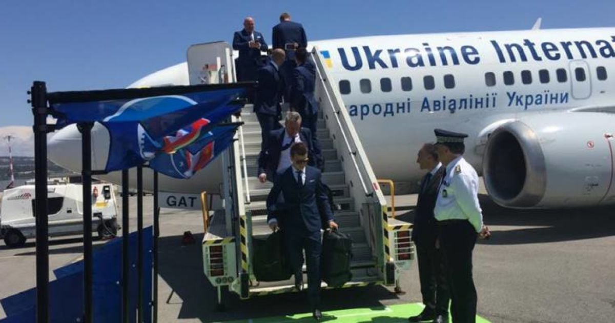 Сборная Украины прибыла на Евро-2016