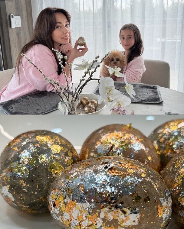 Катерина Кухар із донькою / © instagram.com/ekaterinakukhar_official