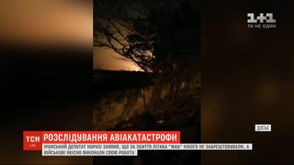 Іранський депутат заявив, що за збиття літака МАУ нікого не заарештовували