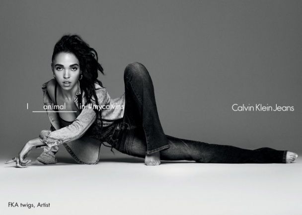 FKA twigs в рекламной кампании Calvin Klein Jeans