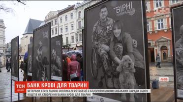 Ветерани АТО знялись у зворушливій фотосесії заради збору коштів на банк крові для тварин