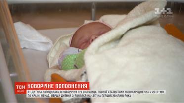 Новорічні іменинники: скільки немовлят народилося у столиці у першу ніч року