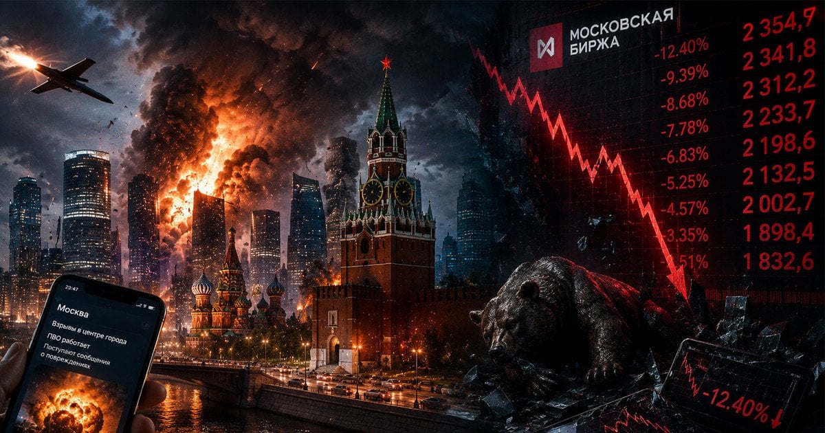 Фондовий ринок Росії обвалюється