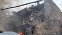 Разрушение дома в Одессе по «прилета» 22 июля