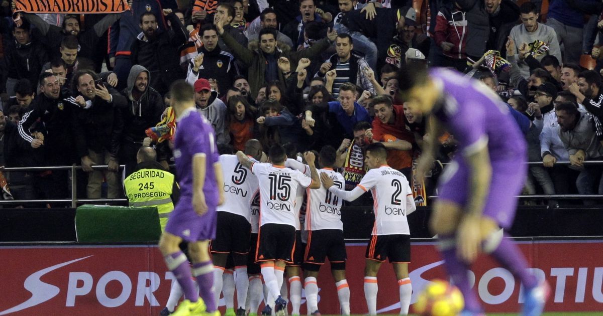 Чемпионат Испании-2016/17. 16 тур. Валенсия - Реал - 2:1