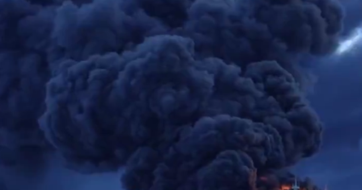 Пожежа на російській нафтобазі