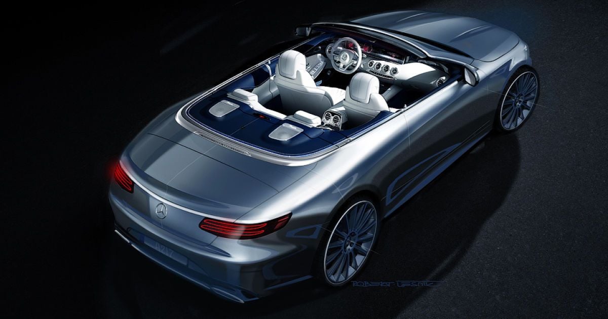 Mercedes-Benz показал первое изображение кабриолета S-Class