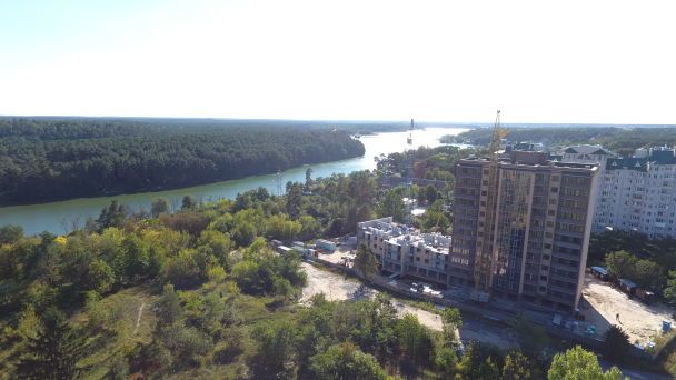 Аерозйомка житлового району "Тетеревський бульвар" у Житомирі