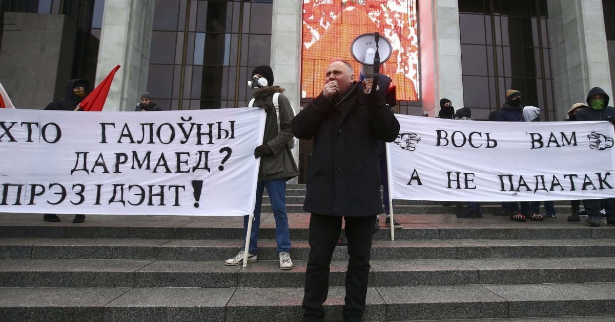 Митинг в Минске 17 февраля / © Reuters