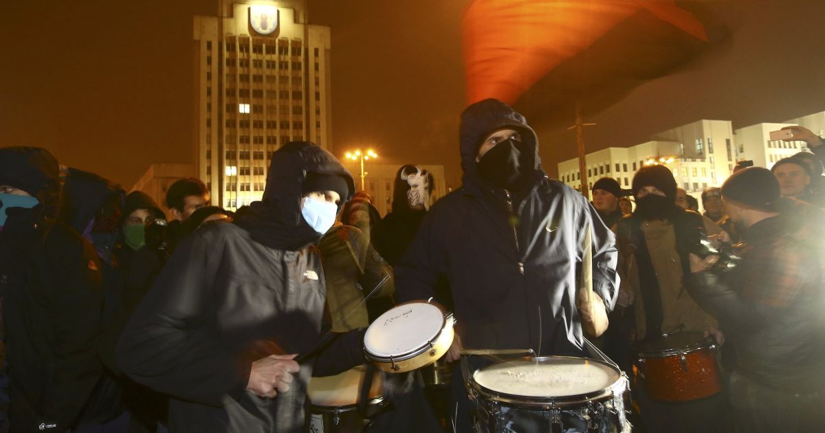 Митинг в Минске 17 февраля / © Reuters
