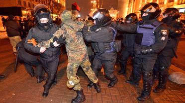Нічні сутички блокадників з правоохоронцями в Києві_5 / © Reuters