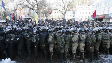 Протести в центрі Києва, блокадники_3 / © Reuters