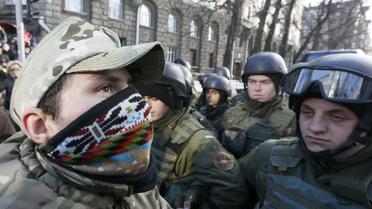 Протести в центрі Києва, блокадники_4 / © Reuters