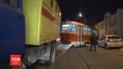 У Києві трамвай зійшов з рейок