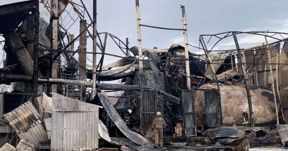пожежа в Харкові_2 / © Управление ГСЧС в Харьковской области