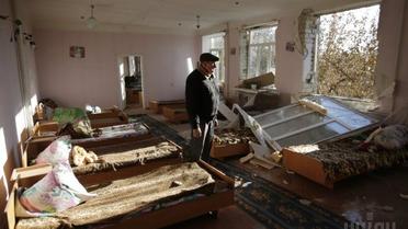 Сватове розгромлене через вибухи снарядів на військовому складі. / © УНІАН