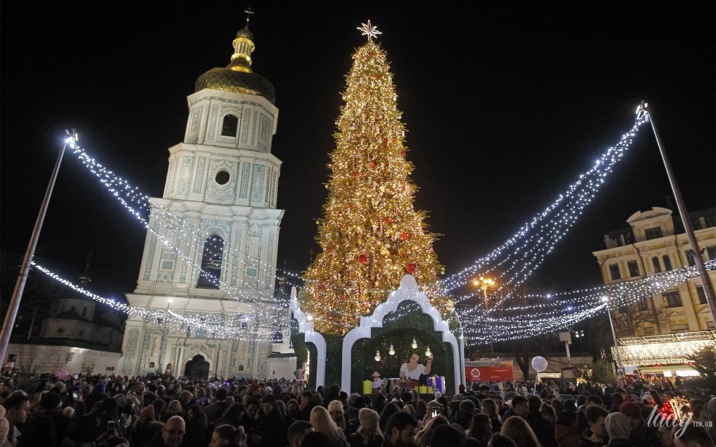 Ялинка на Софійській площі в Києві / © Getty Images