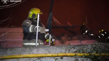 атака на Одеську область 28 січня_2 / © ДСНС