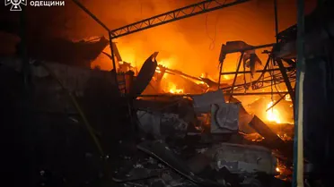 атака на Одеську область 28 січня_1 / © ДСНС