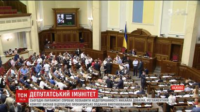 У ВР готуються до голосування за зняття недоторканності з Михайла Добкіна