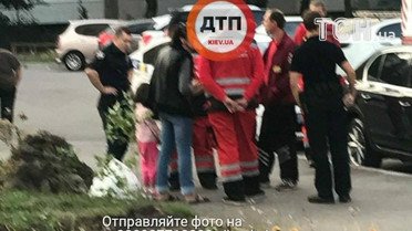 стрілянина на дитмайданчику на Кольцова в Києві_1 / © dtp.kiev.ua