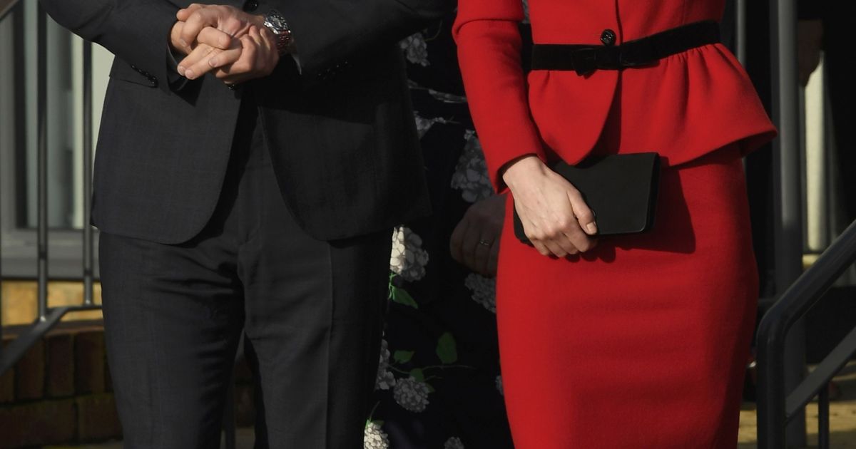 Герцогиня Кембриджская Кэтрин и принц Уильям в Начальной школе Милтон Брук